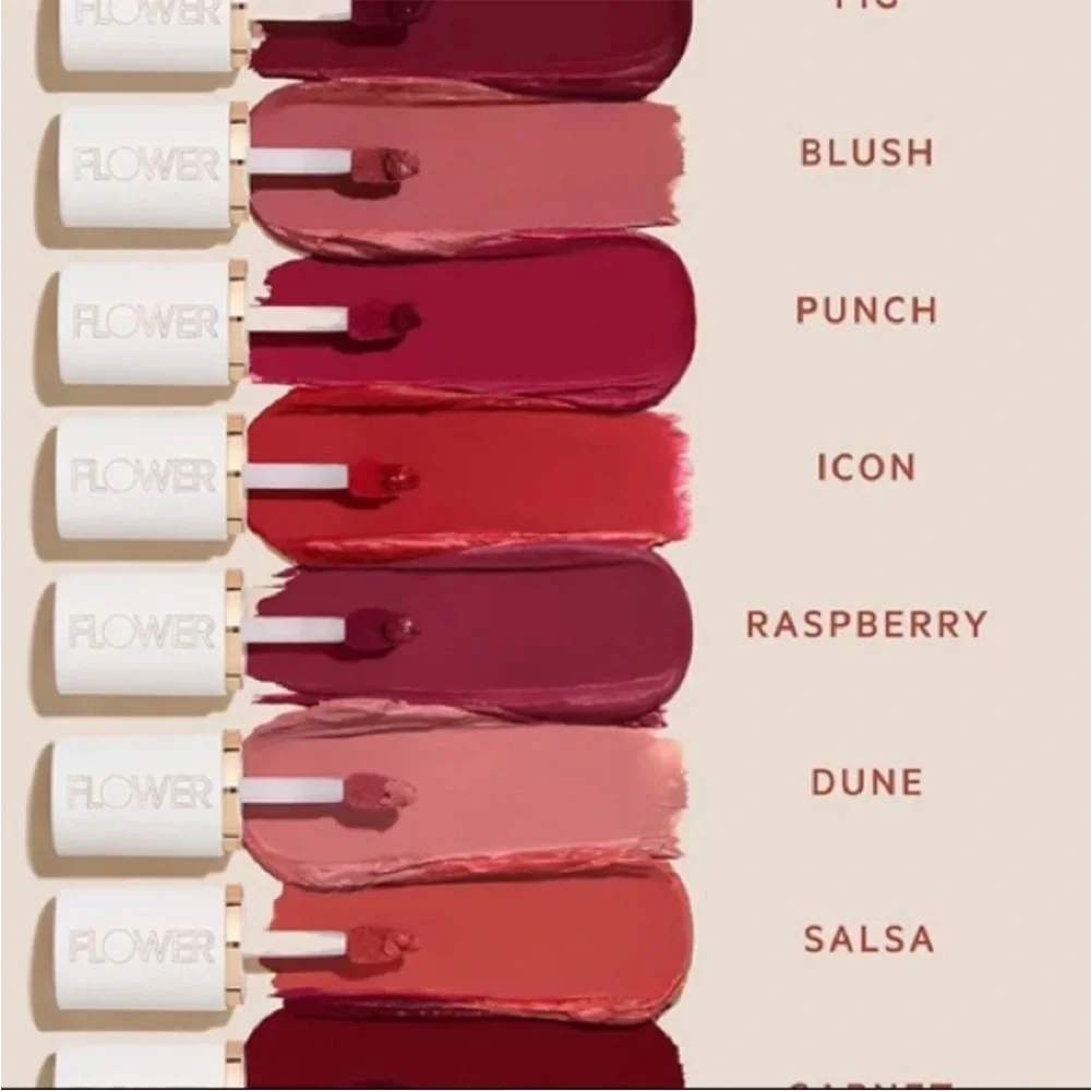 Flower Perfect Pout Soft Matte Lip Color RASPBERRY - Picture 3 of 10